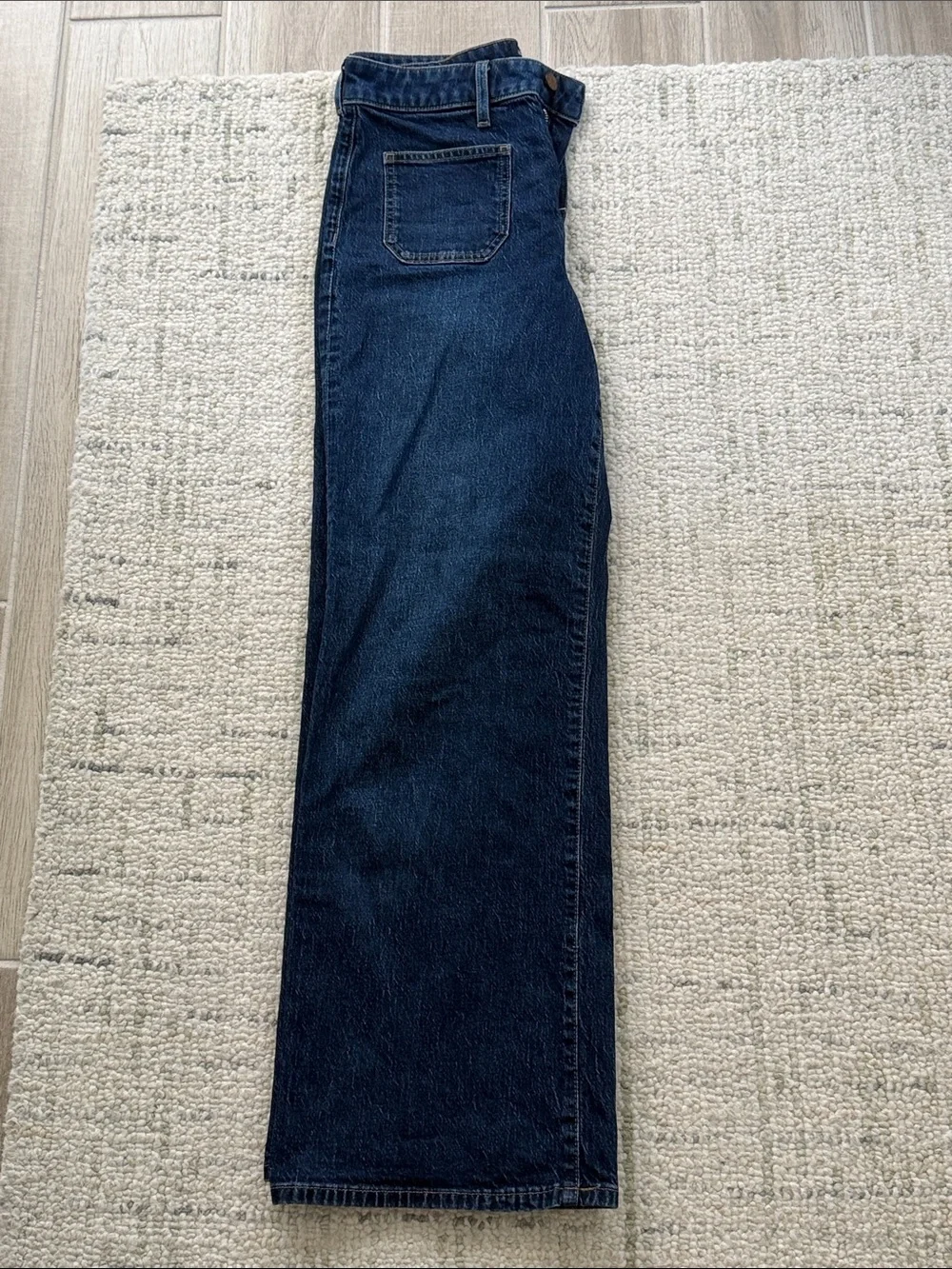 J. Crew Dark Wash Wide Leg Jeans